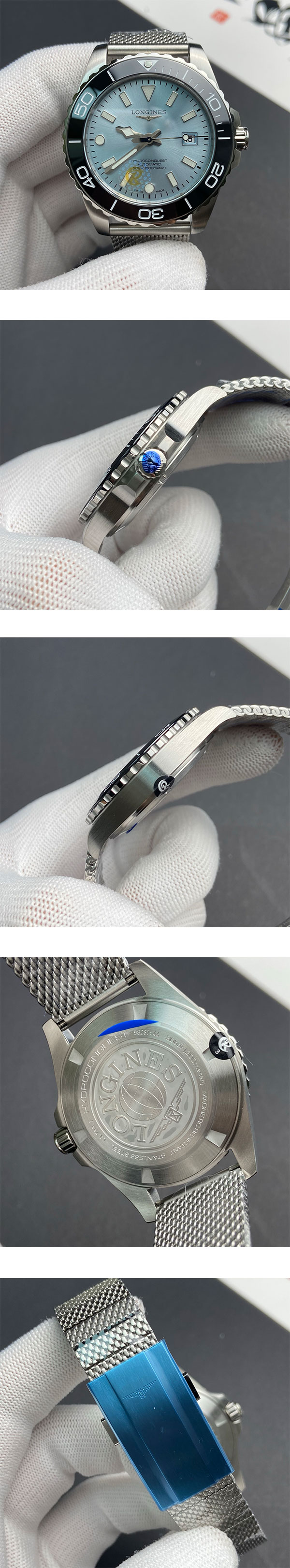 【CR (AF)工場 】ロンジンコピーL3.788.4.99.6 ハイドロコンクエスト 42mm リピーター人気品